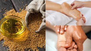 तलवों में सरसों का तेल लगाने से दूर होती हैं सेहत से जुड़ी कई परेशानियां, जानें मालिश का सही समय